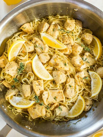 Easy Way Make Recipe Honey Lemon Chicken Pasta that is Perfect, Appealing}
