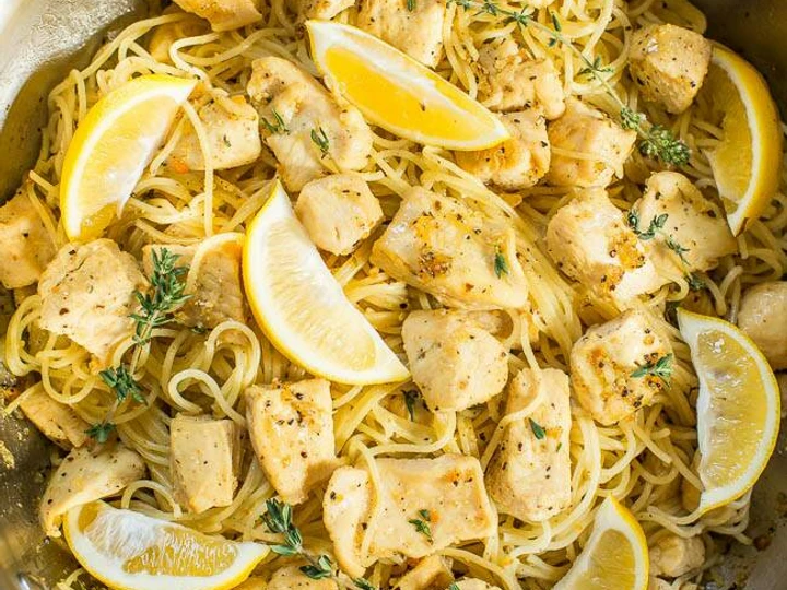 Easy Way Make Recipe Honey Lemon Chicken Pasta that is Perfect, Appealing}