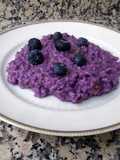 Risotto de arándanos
