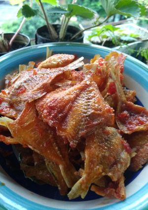 Foto resep Balado Ikan Asin Tipis