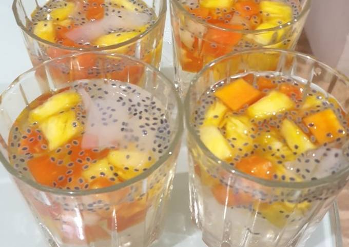 Es Buah simple untuk buka puasa