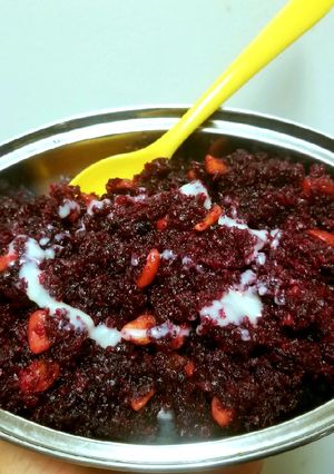 A picture of Beetroot Halwa.