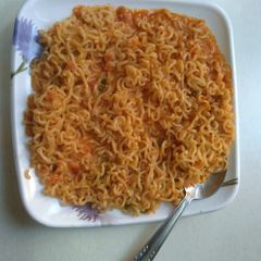 Masala maggi A picture of Masala maggi.