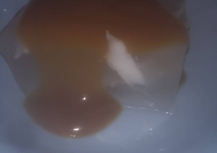 Resep Puding kelapa fla gula aren | Langkah Membuat Puding kelapa fla gula aren Yang Enak Dan Lezat