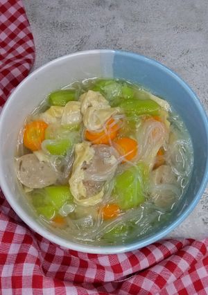 Foto resep Sop Oyong Kembang Tahu