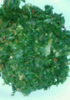 A picture of Vegetable sauce.