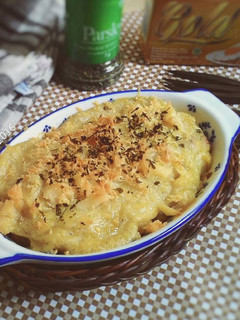 Foto resep [Recook] Cheesy Macaroni Schotel