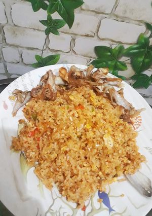 Foto resep Nasi goreng ikan asin