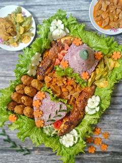 Foto resep Nasi Uduk Ubi (Tumpengan)