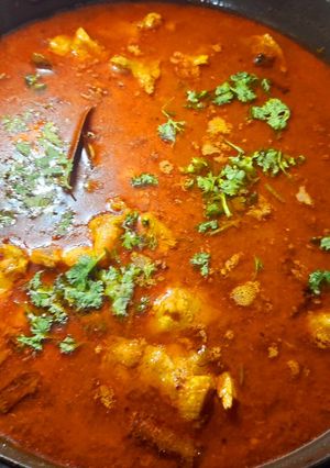 A picture of Chicken curry my style.