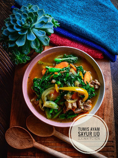 Foto resep Tumis Ayam Sayur Ijo