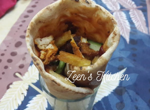 A picture of Chicken Tikka Frankie.