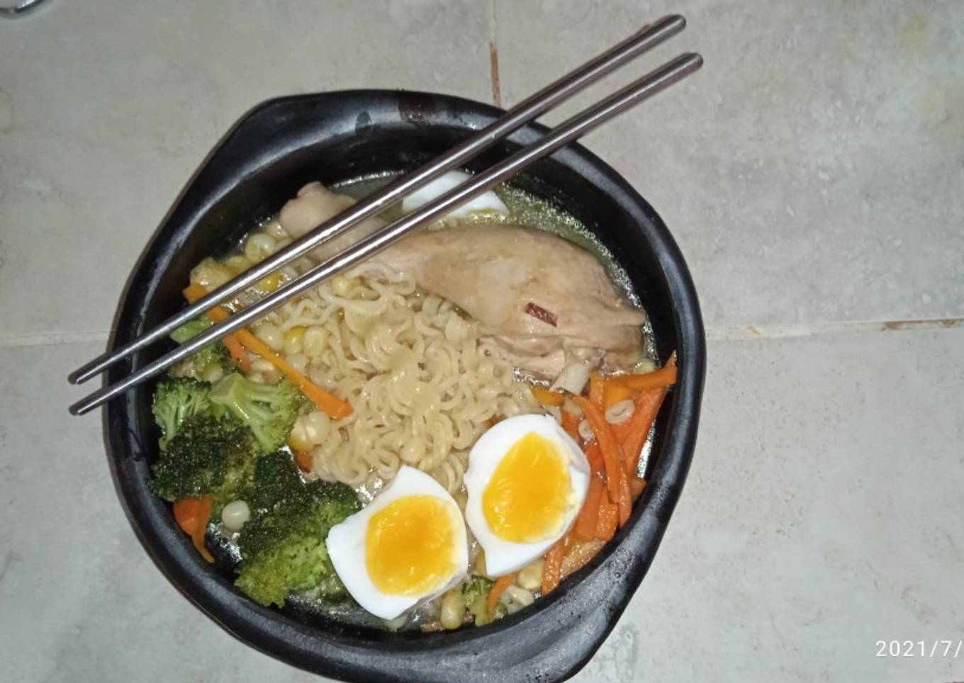 Ramen al mejor estilo occidental 🙈😂