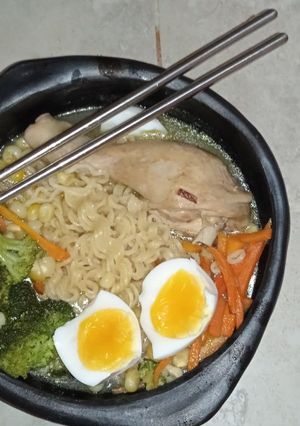 Una foto de Ramen al mejor estilo occidental 🙈😂