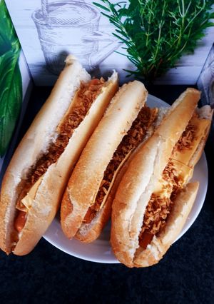 Une photo de Hot-dog saucisses 😋