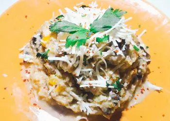 Resep Populer Cauliflower (Caulirice) Cheesy Mushroom Risotto Sedap Nikmat