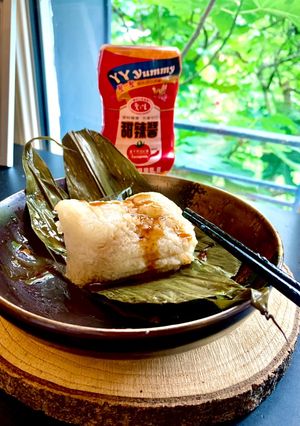 港式花生鮮肉粽 的食譜成品照片