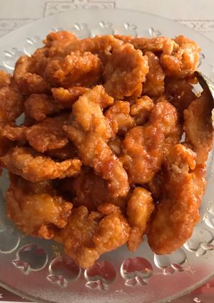 Foto resep Ayam goreng saus madu - honey chicken ganjooongg 😆