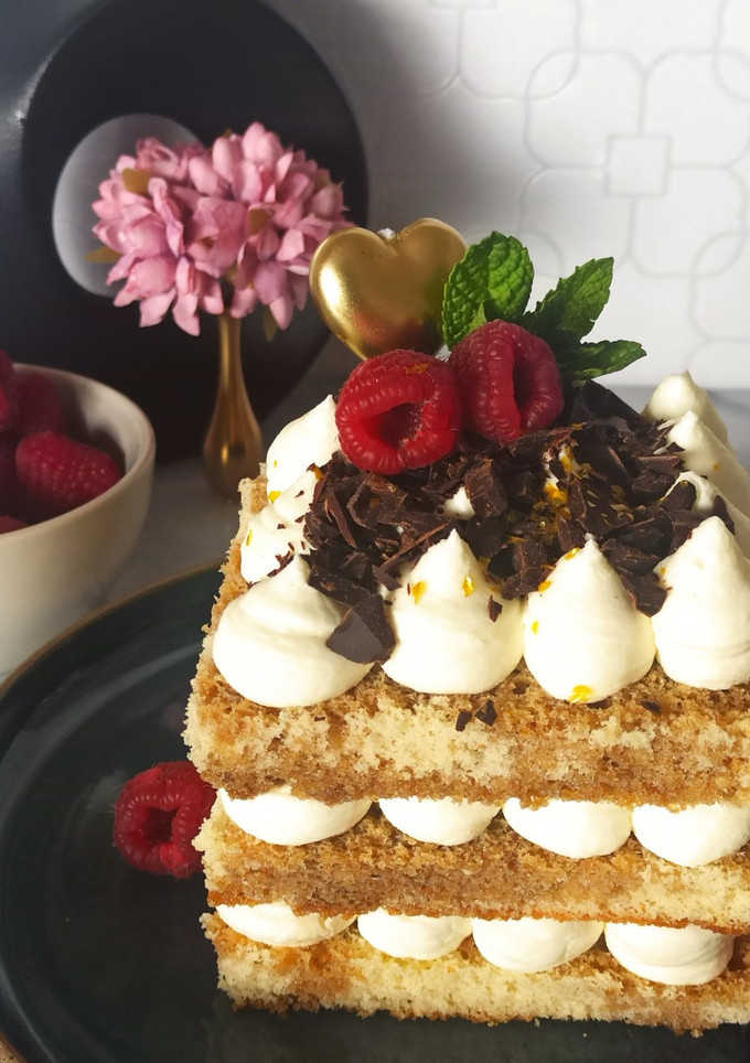 Una foto de Mini cake de tiramisú para San Valentín🌹