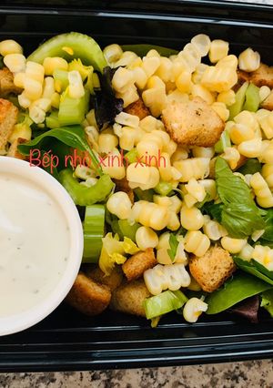 Hình của món Salad ngô cần tây.