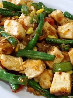 Foto resep Tumis tahu kacang panjang