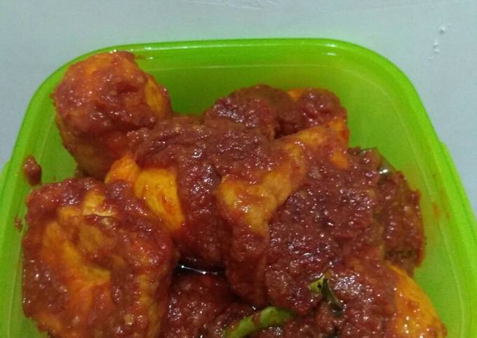 Resep: Bali telor dan tahu Untuk Pemula