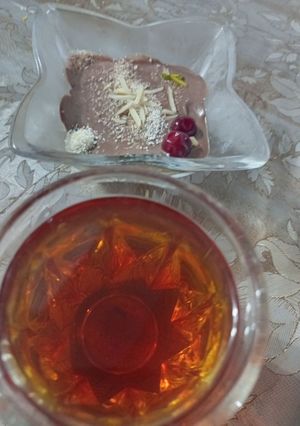 عکسی از دستور دسر فوری و مجلسی🤤😋