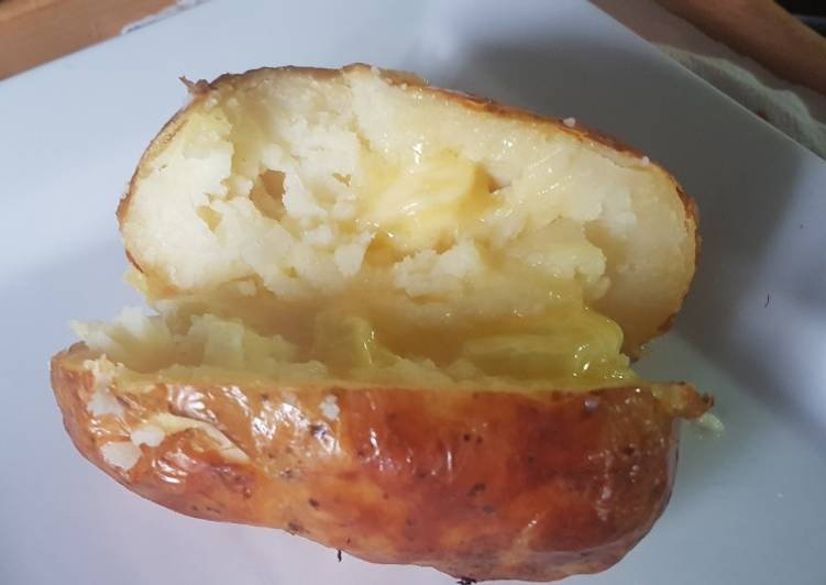 Easiest Way to Make Crispy baked Jacket Potato in 32 Minutes for Young Wife