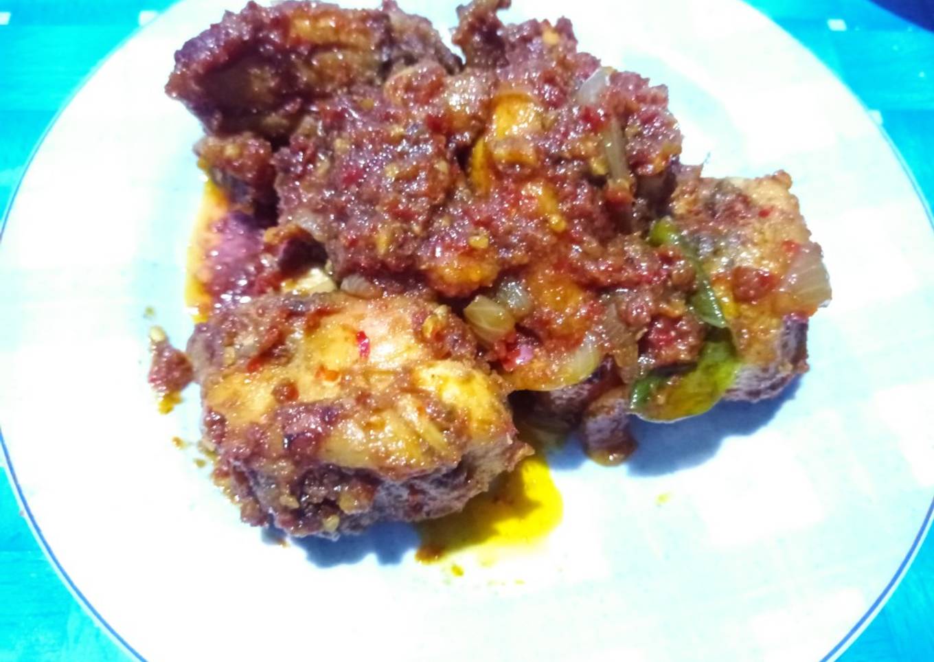 Ayam goreng bumbu balado terasi ❤