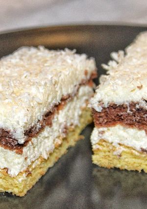 KÓKUSZOS SZELET (CUKORMENTES ÉS TELJES KIŐRLÉSŰ) recept fotója