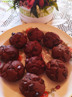 Csupa csokis muffin recept fotója