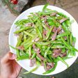 Đậu cô ve xào tim heo
