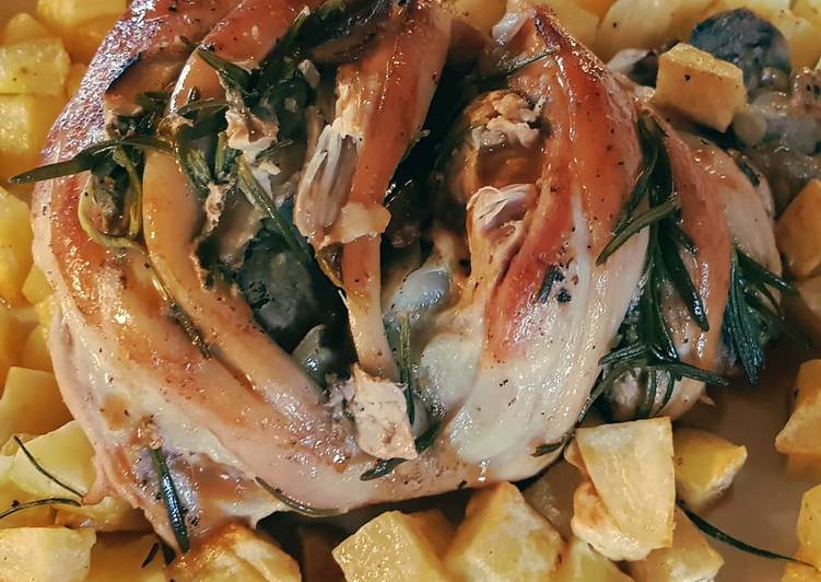 Cosciotto di Maiale al forno con Patate