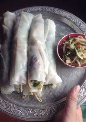 Hình của món Phở cuốn ngày mát giời.