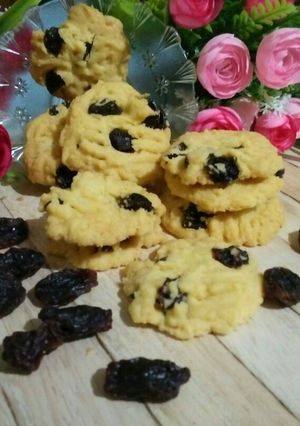 Foto resep Raisins butter cookies