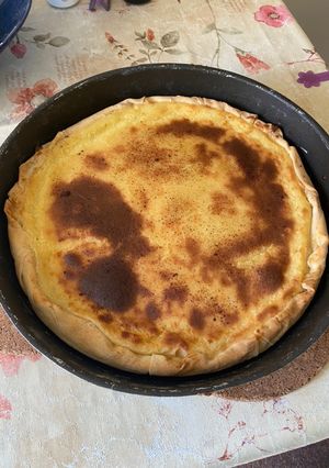 Φωτογραφία της συνταγής Γαλατόπιτα με φύλλο χειροποίητο