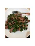 Tumis daging dan kailan