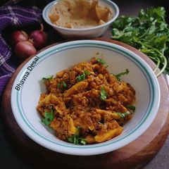 A picture of ફણસ ની ગોટલી નું શાક.(Jackfruit's Seeds Sabzi Recipe Gujarati).