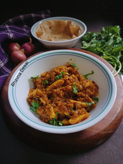 A picture of ફણસ ની ગોટલી નું શાક.(Jackfruit's Seeds Sabzi Recipe Gujarati).