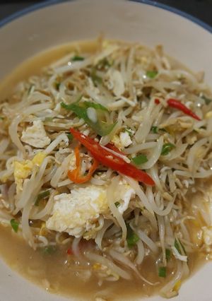 Foto resep Cah Tauge Telur