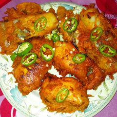 A picture of Fried spicy fish.