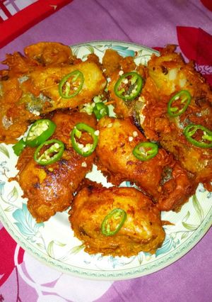 A picture of Fried spicy fish.