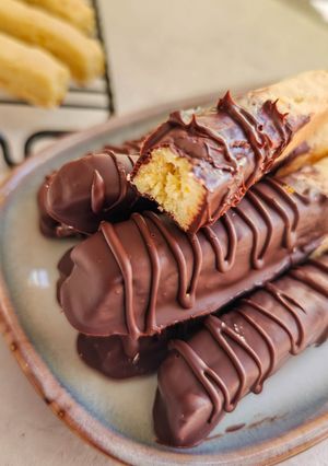 Une photo de Sablés de Noël chocolat et orange
