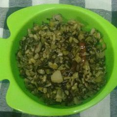 A picture of Muli patta dal bhujia.