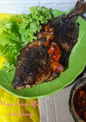Foto resep Mujair bakar teflon sambal kecap