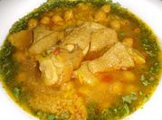 Una foto de callos y pata de ternera