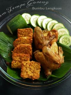 Foto resep Ayam Tempe Goreng Bumbu Lengkuas