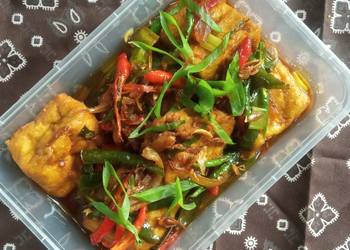 Resep Terbaik Tahu Kecap Pedas Sedap Nikmat