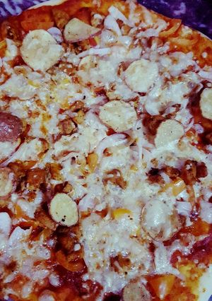 A picture of Pizza#eid k pkawan.