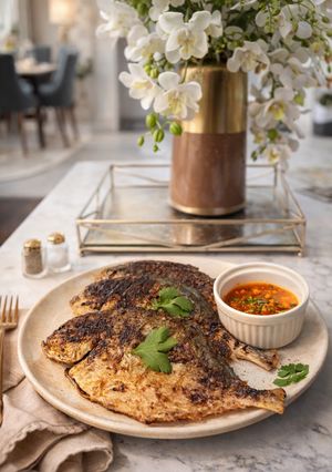 A picture of Classic Fish grilled (ikan bakar).
